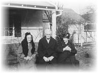 John (center) & Catherine (right) Tempel with neighbor lady